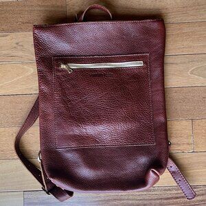 Portland Leather Laptop Backpack